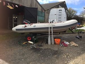 Arimar 12ft (3.66m) RIB 40HP Mercury 2 Stroke Motor Trailer and Lot's of Extra's