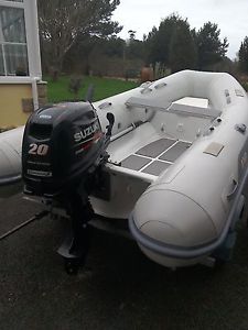 AB Lammina 10AL/BL - RIB in white - 3.19m with 20HP Suzuki 4 stroke