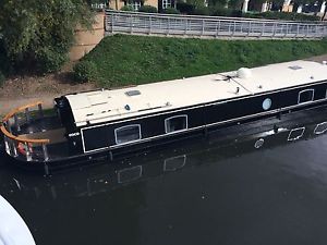 60'x12' 2013 Aqualine Widebeam Liveaboard House Boat River Canal Barge London