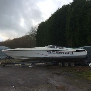 Power boat 30ft wellcraft scarab