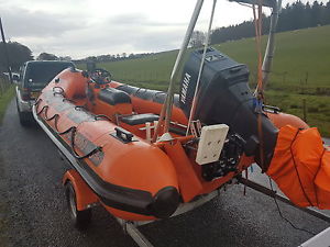 Boat rigid inflatable rib tornado 5.1 meter