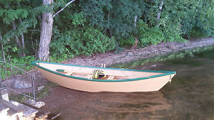 Shelbourne dory, hand made wooden boat