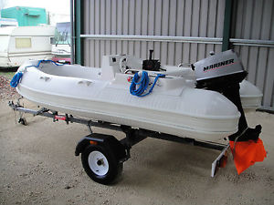 ARIMAR F36 "YACHTLINE" SPORTS RIB WITH 30HP MARINER E/S OUTBOARD & ROAD TRAILER