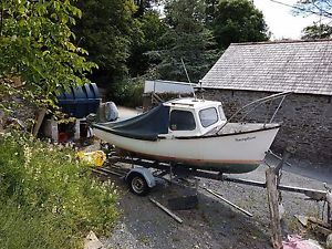 Plymouth Pilot 16ft 1985 30HP outboard, fishing boat, cuddy fisher