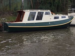 REDUCED 11ft Widebeam Steel Replica Dutch Barge Cruiser liveaboard canalboat