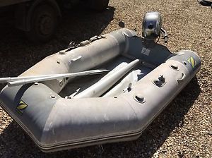 boat tender dinghy with Honda 2.3 air cooled outboard and oars no reserve