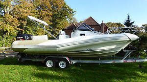 REDUCED: ZODIAC NZO 700 CABIN BOAT RIB IN IMMAC COND (not Cobra, Avon, Scorpian)