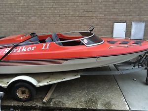 power boat speedboat dateline striker 1985