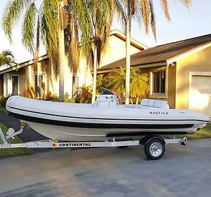 2012 Nautica Inflatable Boat Rib Jet 16 - 4 Stroke