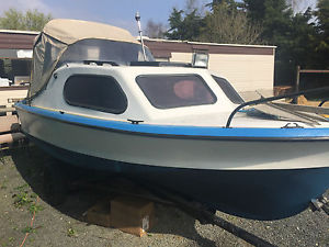 shetland 535 fishing boat river boat with outboard engine