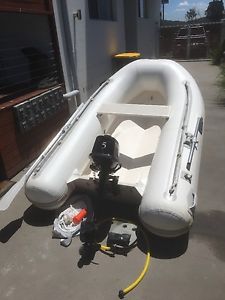 Aristocraft Inflatable Boat and Tohatsu 5 hp Outboard