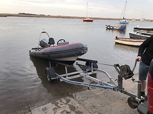 Avon Searider SR4M  Rib Boat 40hp Mariner 2 Stroke Rigid Inflatable