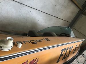 Power boat/avenger/race boat/90hp/outboard/engine/boats/seats/helm/no trailer