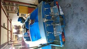 clinker ski boat. 179 holden. fibreglass. v drive. soft clutch