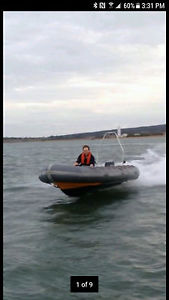 Avon searider 5.4m rib boat, 70hp yamaha