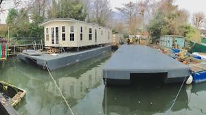 Pontoon, Fibreglass Hull, Marina Boat, Floating Home, Catamaran, Houseboat