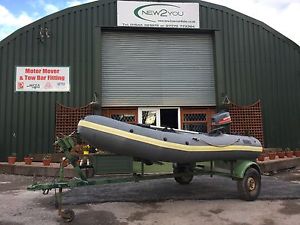 AVON RIB BOAT, MARINER ENGINE AND TRAILER PLUS MORE - PX TO CLEAR