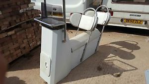 HEAVY DUTY ALUMINIUM RIB DOUBLE JOCKEY CONSOLE WITH DRIVING POSITION