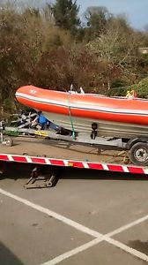 Avon RIB Searider 4.7 metre,65 HP Suzuki engine and trailer.