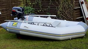 inflatable rib,tender,boat Zodiac 2.85 meter ActiV ,Suzuki 6hp outboard engine