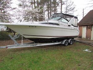 1993 SEA RAY SUNDANCER 270 with 2011 Trailer Included