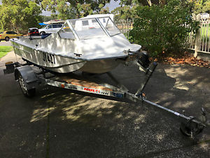 Custom Built Fiberglass fishing boat