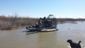 16' fiberglass airboat