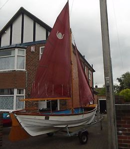 Shetland Skiff 16' traditional open day boat drascombe type