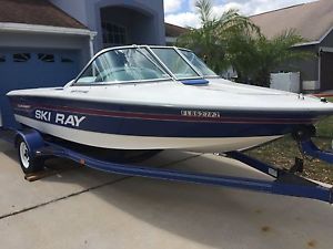 Sea Ray, 1995, 19 ft ski boat, Ski Ray, Spitfire