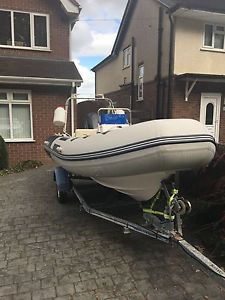 Rib boat Europa Sport 4.2 with centre console.