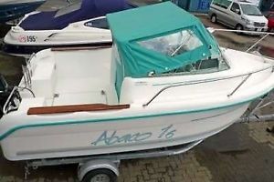 Fishing Boat Abaco 16 with Suzuki 50HP 4-Stoke EFI Outboard Engine and Trailer