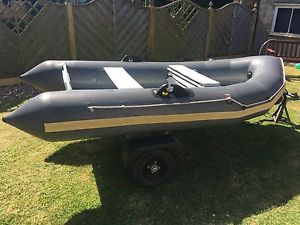 Avon rib.  310  mercury 9.9 outboard