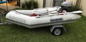 NORDIK 2.7 METRE INFLATABLE BOAT/TENDER 8 hp