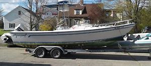 1984 Aquasport 222 center console Outboard