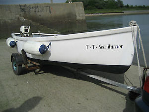 PARKER 12ft DINGHY * TENDER * BOAT * FISHING * WITH OUTBOARD & TRAILER & MORE