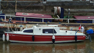 19ft sea wytch sailing boat with 4hp outboard. everything you need to sail away