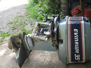 OUTBOARD ENGINES GARAGE CLEAR OUT - EVINRUDE 4HP 35HP 40HP -SPARES + REPAIRS