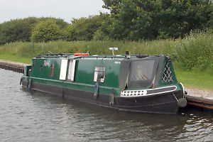 45ft cruiser stern narrowboat in yorkshire