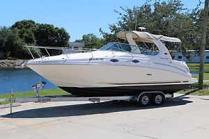 2003 Sea Ray 280 Sundancer 120hrs Twin Engine Generator No Reserve Auction AC