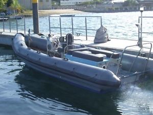 Pacific 22 RIB Naval Sea Boat 6.5m Degraff trailer