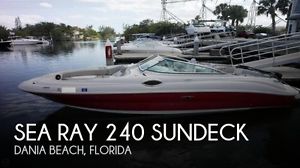 2007 Sea Ray 240 Sundeck