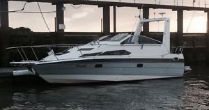 Power boat/bayliner 2455/cruiser/cabin/boat/speedboat/engine/inboard/