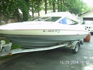 1991 BAYLINER CAPRI 17' BOW RIDER BOAT 90 HP FORCE OUTBOARD WATER READY NICE