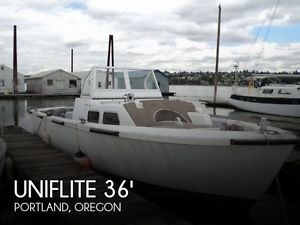 1980 Uniflite 36 LCPL Landing Craft Personnel Boat Used