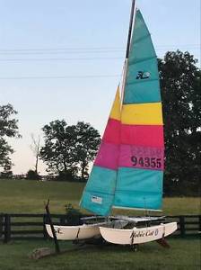 Used 1990 Hobie Cat 16 catamaran sail boat